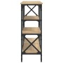 Mesa consola madera de ingeniería roble Sonoma 180x29x76,5 cm de , Mesas auxiliares - Ref: Foro24-835475, Precio: 85,33 €, De...