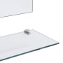 Espejo de pared con 5 estantes plateado 80x60 cm en Espejos | Comprar online en Foru.es