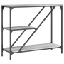 Mesa consola madera de ingeniería gris Sonoma 88,5x30x75 cm de , Mesas auxiliares - Ref: Foro24-835482, Precio: 46,95 €, Desc...