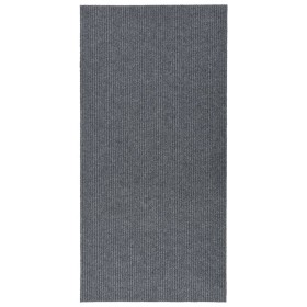 Alfombra de pasillo atrapa suciedad 100x200 cm gris en Alfombras | Comprar online en Foru.es