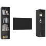 Muebles de salón de pared 2 piezas madera de ingeniería gris de , Muebles TV - Ref: Foro24-3079864, Precio: 115,02 €, Descuen...