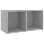 Muebles de salón de pared 2 pzs madera ingeniería gris hormigón de , Muebles TV - Ref: Foro24-3079902, Precio: 74,46 €, Descu...
