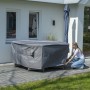 Madison Funda para muebles de jardín 320 cm redonda gris de , Fundas para muebles de jardín - Ref: Foro24-423684, Precio: 115...