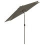 Madison Sombrilla de jardín redonda Tenerife gris 300 cm de , Sombrillas - Ref: Foro24-429013, Precio: 76,88 €, Descuento: %