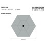 Madison Sombrilla de jardín redonda Tenerife gris 300 cm de , Sombrillas - Ref: Foro24-429013, Precio: 76,88 €, Descuento: %