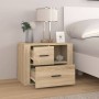 Mesita de noche madera contrachapada roble sonoma 60x36x45 cm de , Mesitas de noche - Ref: Foro24-816739, Precio: 80,03 €, De...
