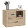 Mesita de noche madera contrachapada roble sonoma 60x36x45 cm de , Mesitas de noche - Ref: Foro24-816739, Precio: 80,03 €, De...