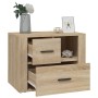 Mesita de noche madera contrachapada roble sonoma 60x36x45 cm de , Mesitas de noche - Ref: Foro24-816739, Precio: 80,03 €, De...