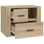 Mesita de noche madera contrachapada roble sonoma 60x36x45 cm de , Mesitas de noche - Ref: Foro24-816739, Precio: 80,03 €, De...