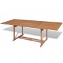 Set comedor de jardín 11 pzas con sillas plegables teca maciza de , Conjuntos de jardín - Ref: Foro24-43043, Precio: 898,13 €...