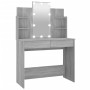 Tocador con LED gris sonoma 96x40x142 cm de , Tocadores para dormitorios - Ref: Foro24-820488, Precio: 187,80 €, Descuento: %