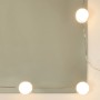 Tocador con LED gris sonoma 96x40x142 cm de , Tocadores para dormitorios - Ref: Foro24-820488, Precio: 187,80 €, Descuento: %