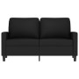 Sofá de 2 plazas terciopelo negro 120 cm de , Sofás - Ref: Foro24-359194, Precio: 227,43 €, Descuento: %