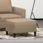 Reposapiés de cuero sintético color capuchino 60x50x41 cm de , Otomanas - Ref: Foro24-349292, Precio: 53,94 €, Descuento: %