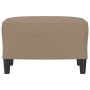 Reposapiés de cuero sintético color capuchino 60x50x41 cm de , Otomanas - Ref: Foro24-349292, Precio: 53,94 €, Descuento: %