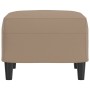 Reposapiés de cuero sintético color capuchino 60x50x41 cm de , Otomanas - Ref: Foro24-349292, Precio: 53,94 €, Descuento: %