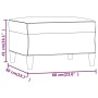 Reposapiés de cuero sintético color capuchino 60x50x41 cm de , Otomanas - Ref: Foro24-349292, Precio: 53,94 €, Descuento: %
