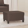 Reposapiés de cuero sintético marrón 70x55x41 cm de , Otomanas - Ref: Foro24-349357, Precio: 58,87 €, Descuento: %