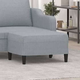 Reposapiés de tela gris claro 70x55x41 cm de , Otomanas - Ref: Foro24-349303, Precio: 60,28 €, Descuento: %