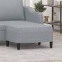 Reposapiés de tela gris claro 70x55x41 cm de , Otomanas - Ref: Foro24-349303, Precio: 60,28 €, Descuento: %