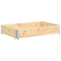 Collar de caja de pallet madera maciza de pino 80x120 cm de , Plataformas de carga y palés - Ref: Foro24-310050, Precio: 51,9...
