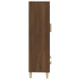 Aparador alto de madera contrachapada marrón roble 70x31x115 cm de , Aparadores - Ref: Foro24-817485, Precio: 87,16 €, Descue...