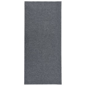 Alfombra de pasillo atrapa suciedad 100x250 cm gris en Alfombras | Comprar online en Foru.es