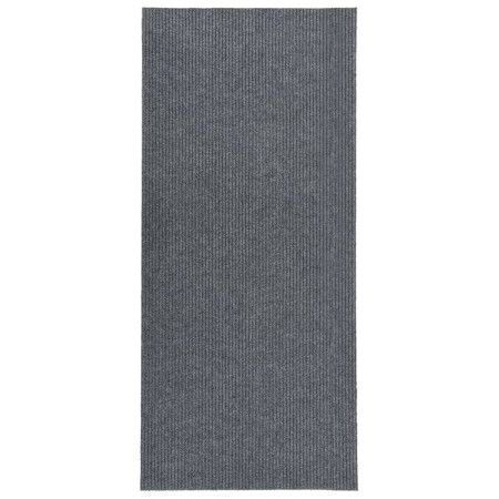 Alfombra de pasillo atrapa suciedad 100x250 cm gris en Alfombras | Comprar online en Foru.es
