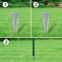Valla metálica con estacas postes acero galvanizado 1,25x15 m de , Paneles de vallas - Ref: Foro24-140751, Precio: 222,88 €, ...