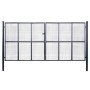 Puerta de malla de jardín acero galvanizado 400x175 cm gris de , Puertas de jardín - Ref: Foro24-143378, Precio: 675,16 €, De...