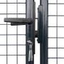 Puerta de malla de jardín acero galvanizado 400x175 cm gris de , Puertas de jardín - Ref: Foro24-143378, Precio: 675,16 €, De...