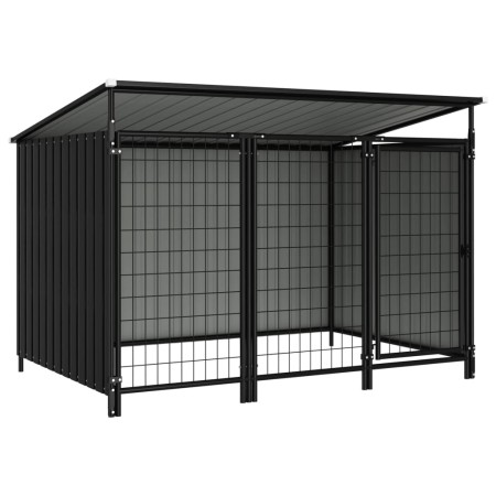 Perrera de exterior 193x133x116 cm de , Casetas y cercados para perros - Ref: Foro24-144050, Precio: 538,12 €, Descuento: %