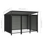 Perrera de exterior 193x133x116 cm de , Casetas y cercados para perros - Ref: Foro24-144050, Precio: 538,12 €, Descuento: %