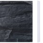 Panel de valla de PVC gris aspecto piedra 35x0,19 m de , Paneles de vallas - Ref: Foro24-147864, Precio: 40,96 €, Descuento: %
