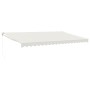 Toldo retráctil aluminio y tela color crema 5x3 m de , Toldos - Ref: Foro24-3154430, Precio: 388,53 €, Descuento: %