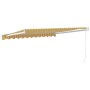 Toldo retráctil aluminio y tela amarillo y blanco 3,5x2,5 m de , Toldos - Ref: Foro24-3154432, Precio: 227,77 €, Descuento: %