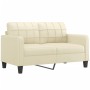 Juego de sofás con cojines 2 piezas cuero sintético color crema de , Sofás - Ref: Foro24-3201369, Precio: 470,53 €, Descuento: %