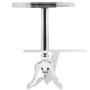 Mesa auxiliar redonda de aluminio plateada de , Mesas auxiliares - Ref: Foro24-243512, Precio: 158,92 €, Descuento: %