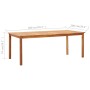 Set de comedor 9 pzas ratán sintético madera maciza acacia gris de , Conjuntos de jardín - Ref: Foro24-46002, Precio: 678,22 ...