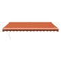 Toldo retráctil automático naranja y marrón 4x3 m de , Toldos - Ref: Foro24-3154493, Precio: 420,00 €, Descuento: %