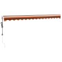 Toldo retráctil automático naranja y marrón 4x3 m de , Toldos - Ref: Foro24-3154493, Precio: 420,00 €, Descuento: %