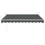 Toldo retráctil automático gris antracita 3,5x2,5 m de , Toldos - Ref: Foro24-3154487, Precio: 296,56 €, Descuento: %