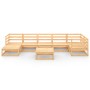 Juego de muebles de jardín 8 piezas madera maciza de pino de , Conjuntos de jardín - Ref: Foro24-3075699, Precio: 458,11 €, D...