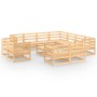 Juego de muebles de jardín 12 piezas madera maciza de pino de , Conjuntos de jardín - Ref: Foro24-3075949, Precio: 684,30 €, ...