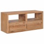 Mueble de TV madera maciza de teca 90x30x40 cm de , Muebles TV - Ref: Foro24-282848, Precio: 242,40 €, Descuento: %