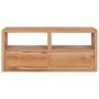 Mueble de TV madera maciza de teca 90x30x40 cm de , Muebles TV - Ref: Foro24-282848, Precio: 242,40 €, Descuento: %