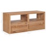 Mueble de TV madera maciza de teca 90x30x40 cm de , Muebles TV - Ref: Foro24-282848, Precio: 242,40 €, Descuento: %