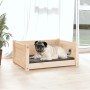 Cama para perros madera maciza de pino 65,5x50,5x28 cm de , Camas para perros - Ref: Foro24-821447, Precio: 53,46 €, Descuent...