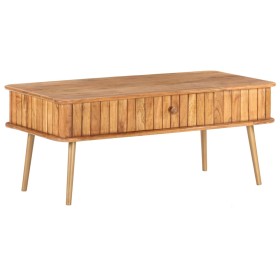 Mesa de centro madera maciza de acacia 100x50x40 cm de , Mesas de centro - Ref: Foro24-289650, Precio: 182,92 €, Descuento: %