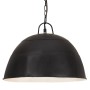 Lámpara colgante vintage redonda 25 W negra 41 cm E27 de , Lámparas - Ref: Foro24-320543, Precio: 70,17 €, Descuento: %